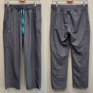 Figs Technical Collection Women's Gray Kade Cargo Scrub Pants - Size: Small